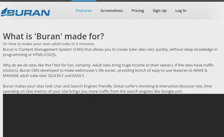 How burancms Helps You Create a Successful Adult Tube Site
